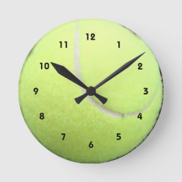 Grönt Tennis Boll Wall Clock Rund Klocka