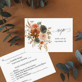 Grönt & Terra Cotta Blommigt w Meal OSA