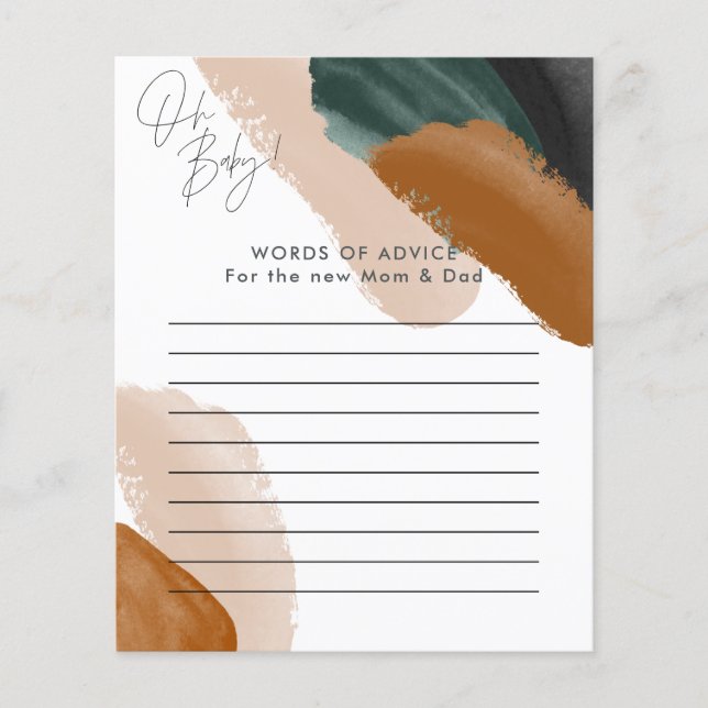 Grönt Terracotta Vattenfärgsduschspel för barn Flygblad (Framsidan)