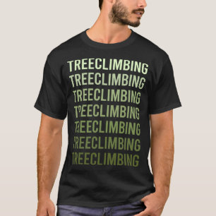 Grönt Text Träd Klimatning T Shirt