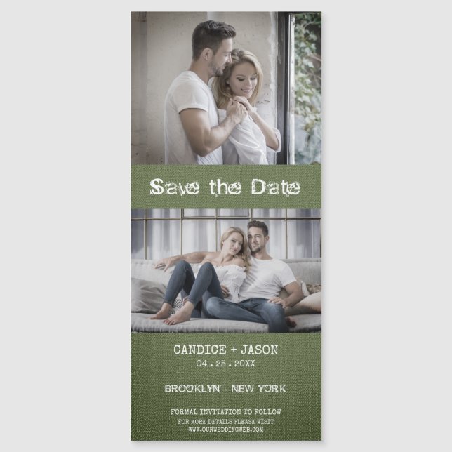 Grönt Textile Struktur Engle (Framsida)