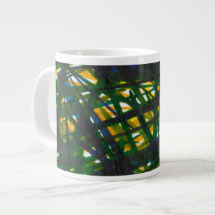 Grönt Thicket II Jumbo Mugg