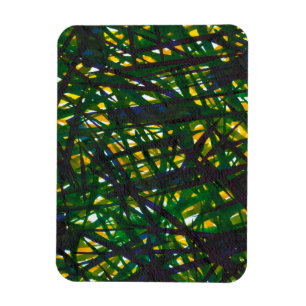 Grönt Thicket II Magnet