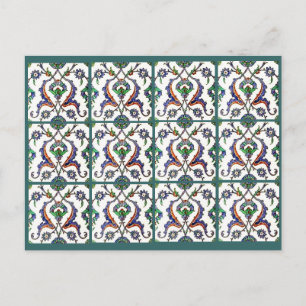 Grönt Tile-Turkey Vykort