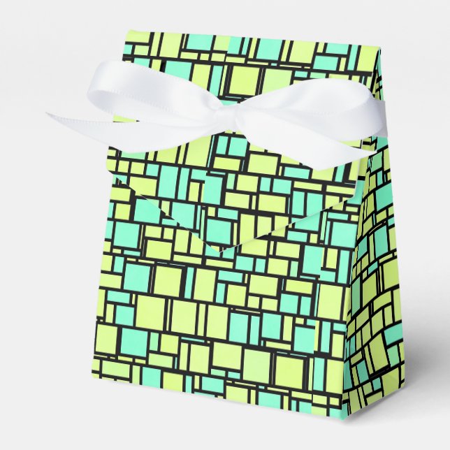 Grönt TIles Presentaskar (Framsidan Sidan)
