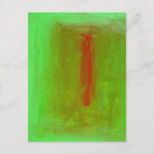 "Grönt till rött" Josef Albers vykort Skriv ut