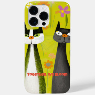 Grönt "Tillsammans, vi Bloom"-katter