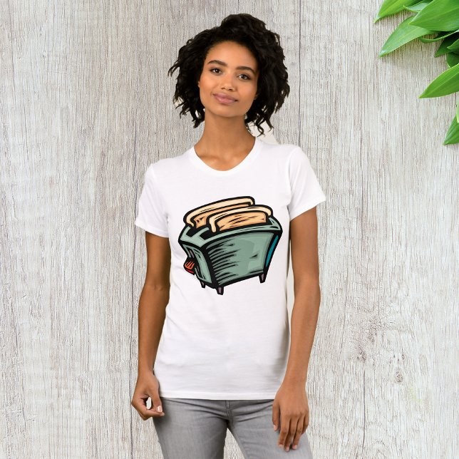 Grönt Toaster Womens T-Shirt (Skapare uppladdad)