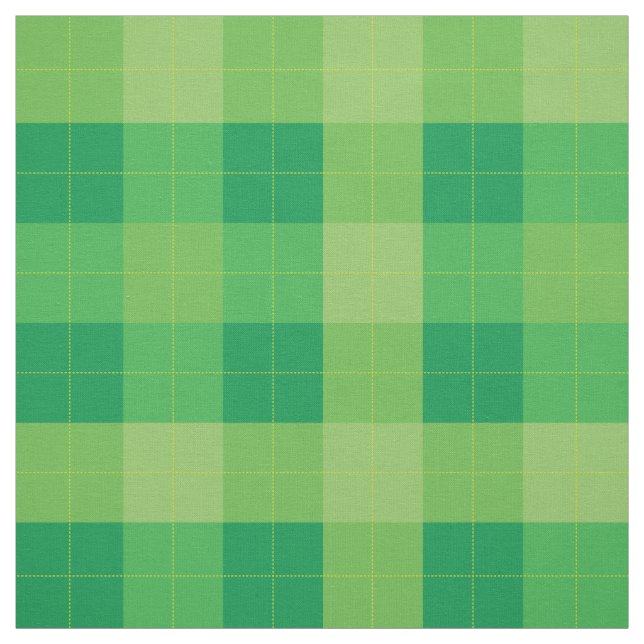 Grönt Tones Play Geometric Mönster Tyg (Provkarta)