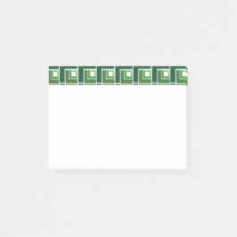 Grönt Topsy Turvy Post-it Block