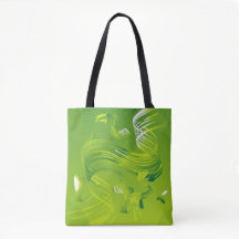 Grönt Tote Bag - Lugn, Kreativ Stil