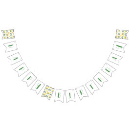 Grönt Tractor Farm Birthday Bunting Banner Vimplar