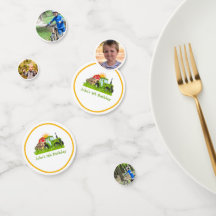 Grönt Tractor | Födelsedagsfest av grupptema - dek