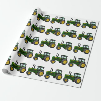 Grönt Tractor Presentpapper