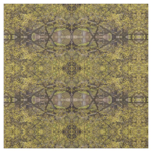 Grönt Träd Fabric Tyg (Provkarta)