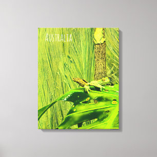 Grönt Träd Frog australisk groda Canvastryck