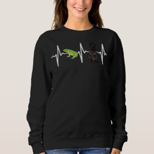 Grönt Träd Frog Bouvier Des Flandres Heartslag Hun T Shirt
