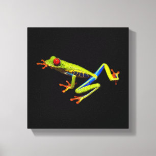 Grönt Träd Frog Canvastryck