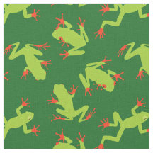 Grönt Träd Frog Patterned
