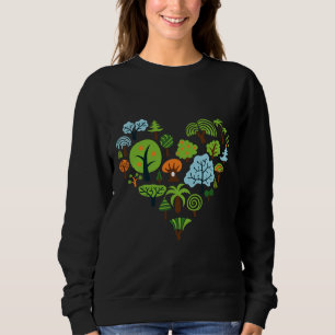 Grönt Träd Kärlek T Shirt