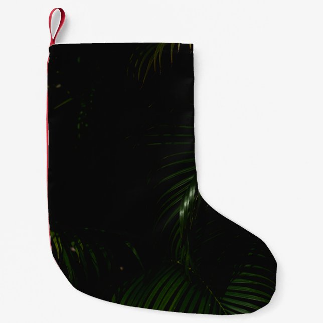 GRÖNT TRÄD LITEN JULSTRUMPA (Framsidan)