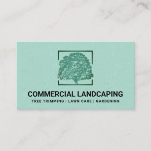 Grönt Träd Logotyp   Landskap Visitkort