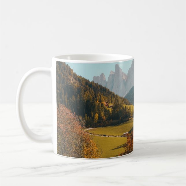 GRÖNT TRÄD OCH GRAS FÄLT KAFFEMUGG (Vänster)