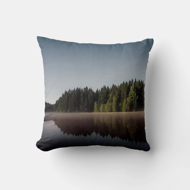 GRÖNT TRÄD OCH VATTEN KUDDE (Framsida)