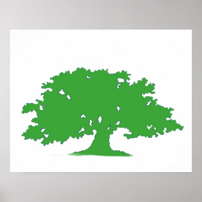 Grönt Träd Poster (Framsidan)