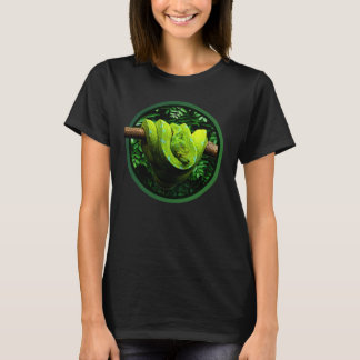 Grönt Träd Python Reptile Owner T Shirt
