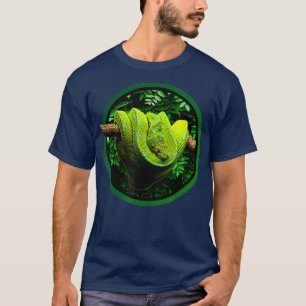 Grönt Träd Python SnakeReptile Kepers T Shirt