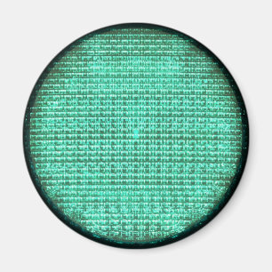 Grönt trafikljus magnet
