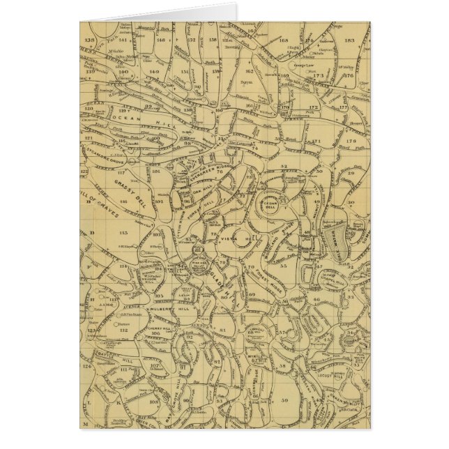 Grönt Trämaterial Hälsningskort (Framsidan)