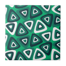 Grönt Triangle Mönster
