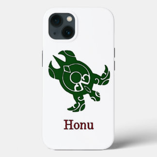 Grönt Tribal Sea Turtle on White