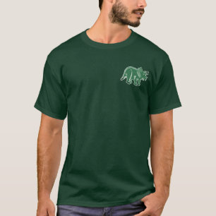 Grönt Triceratops accent Manar T-Shirt