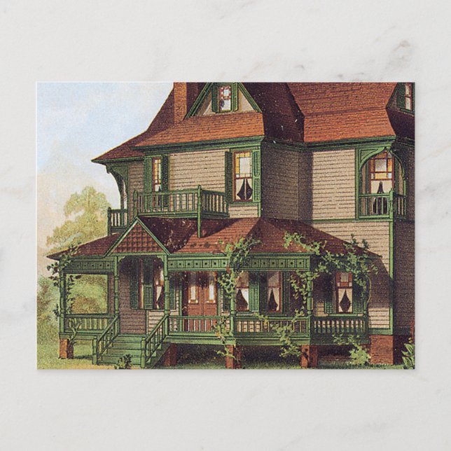 Grönt - trim vykort (Framsida)