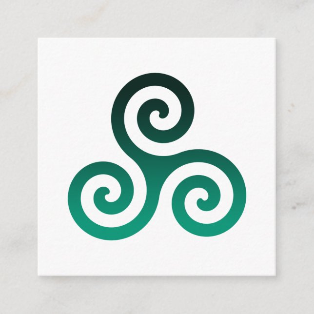 Grönt Triskele Tilläggskort (Framsida)