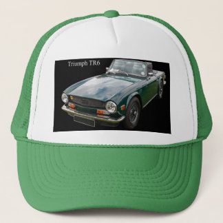 Grönt Triumph TR6 Classic Sports Car Keps
