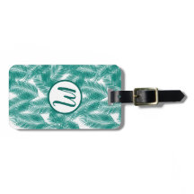 Grönt Tropical Handflatan Löv Mönster