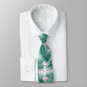 Grönt Tropical Handflatan Löv with Hibiscus Flower Slips
