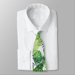 Grönt Tropical Löv Slips