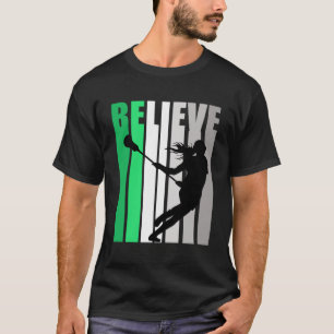 Grönt tror att Lacrosse Motivation Girls Team Retr T Shirt