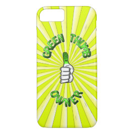 Grönt tummen () Fodral-Mate iphone case