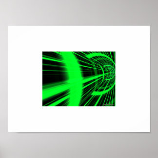 Grönt Tunnel Poster