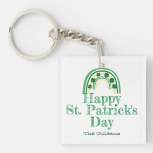 Grönt tur Shamrock horseshoe St. Patrick's Day