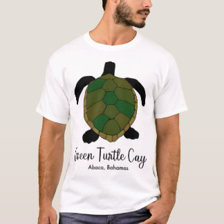 Grönt Turtle Cay T Shirt