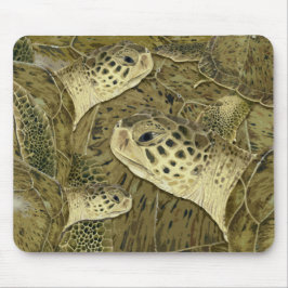 Grönt Turtle Mouse Pad Musmatta