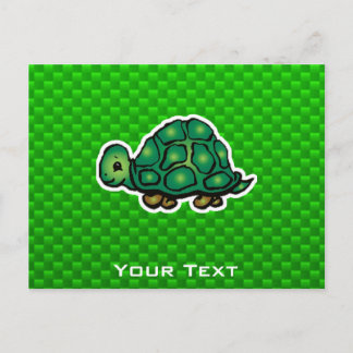 Grönt Turtle Vykort