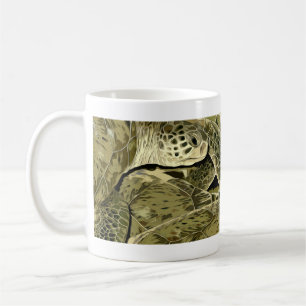 Grönt Turtles-grafik Kaffemugg
